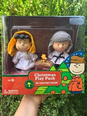 Peanuts Christmas Play Pack 1 - Charlie Brown, Lucy, and Woodstock in the Manger